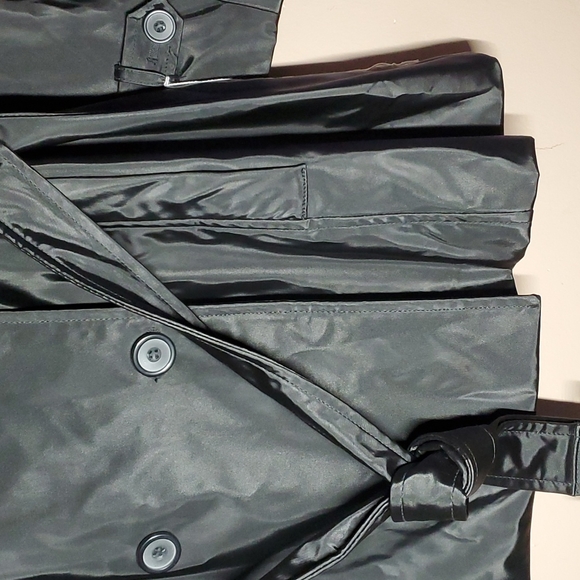 Avenue PVC Belted Trench Coat - Picture 6 of 7